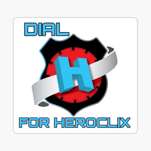 Dial H for Heroclix Logo Sticker