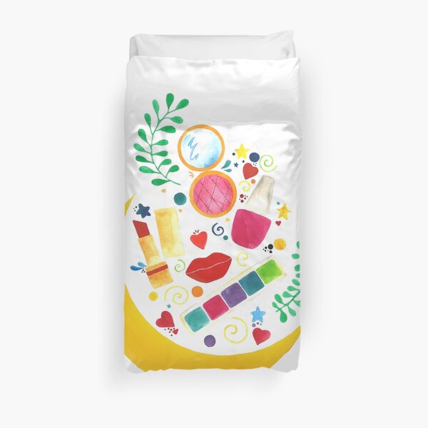 Makeup dreamy night Duvet Cover