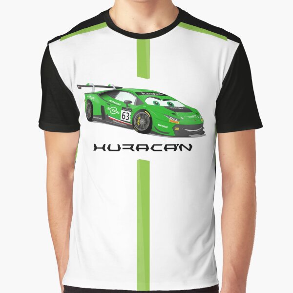 Lamborghini Huracan GT3 Cartoon V2 Graphic T-Shirt