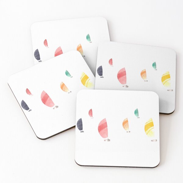 Item preview, Colorful Sailing Boats Afar, washed look designed and sold by SailorShoppe.