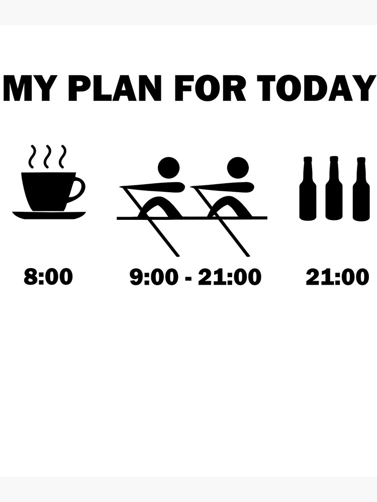 "Rowing regatta rowing team rowing crew gift idea" Greeting