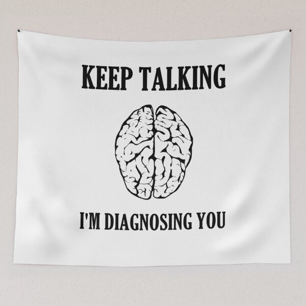 Item preview, Psychology psychologist student brain gift job designed and sold by LeMuesch.