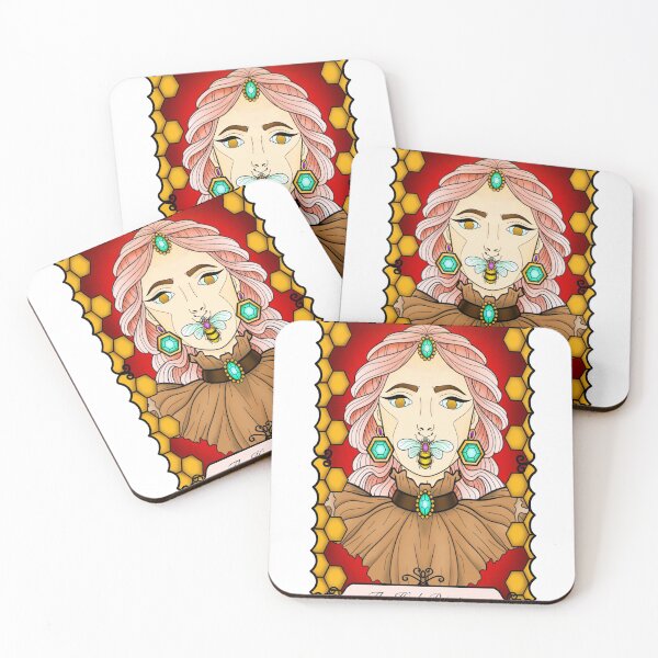 Item preview, Bee queen as the high priestess  designed and sold by Zoe Bledsoe.