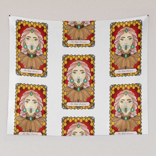Item preview, Bee queen as the high priestess designed and sold by Zoe Bledsoe.