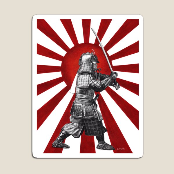 Rising Sun Warrior Magnet
