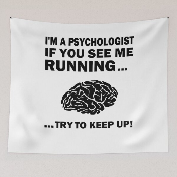 Item preview, Psychology psychologist student race brain gift job designed and sold by LeMuesch.