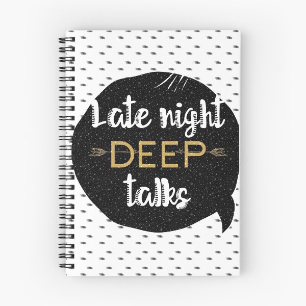 Item preview, Late night deep talks designed and sold by famenxt.
