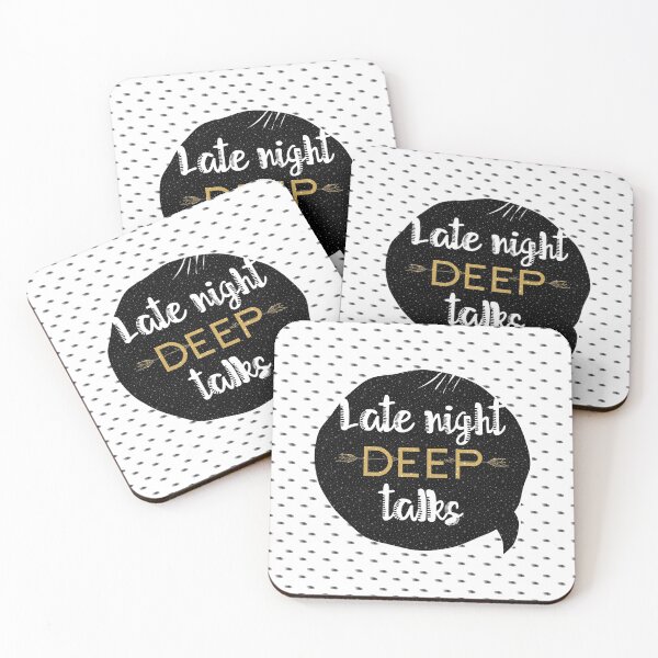 Item preview, Late night deep talks designed and sold by famenxt.