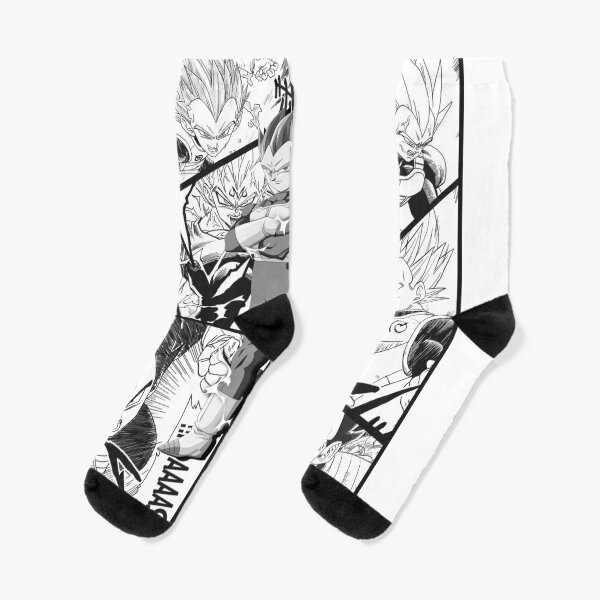 Version manga de Vegeta Dragon Ball super Chaussettes
