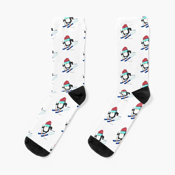 Fun Ski Pattern Socks for Men - Uptown Sox