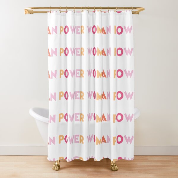 Woman Power Shower Curtain