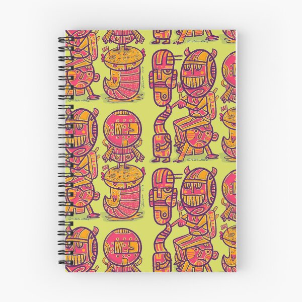 Item preview, Robot buddies havin fun designed and sold by Gammaraybots.