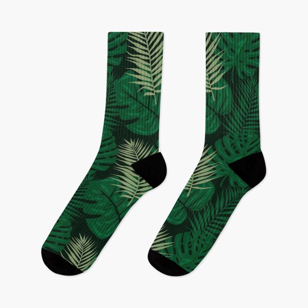 Item preview, Tropical leaves green designed and sold by famenxt.