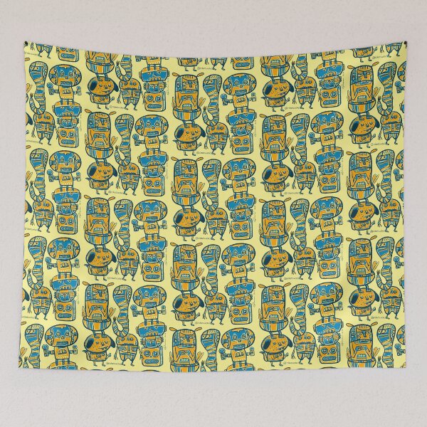 Item preview,  Robot buddies havin fun designed and sold by Gammaraybots.