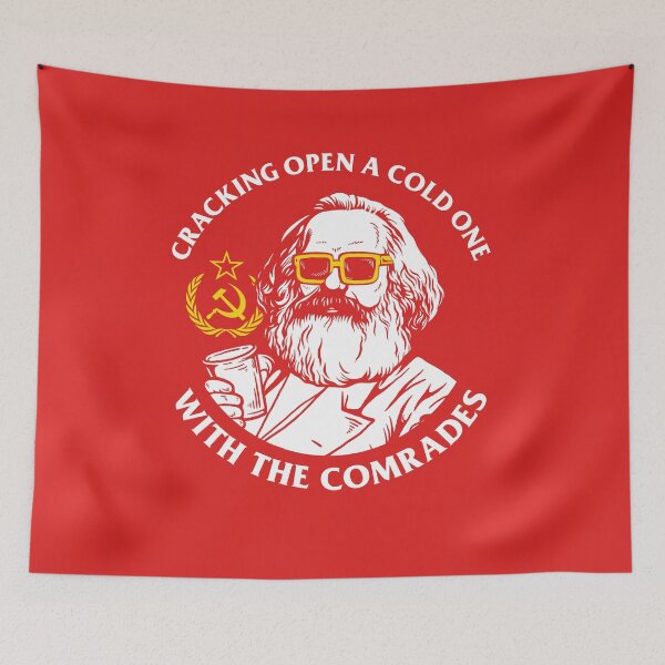 Item preview, Crack Open A Cold One With The Comrades designed and sold by Yipptee Shirts.