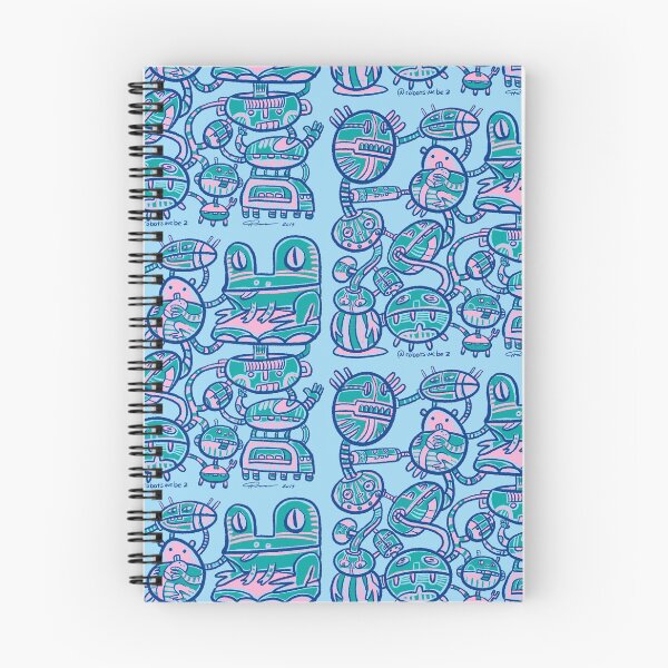 Item preview, Robot buddies havin fun designed and sold by Gammaraybots.