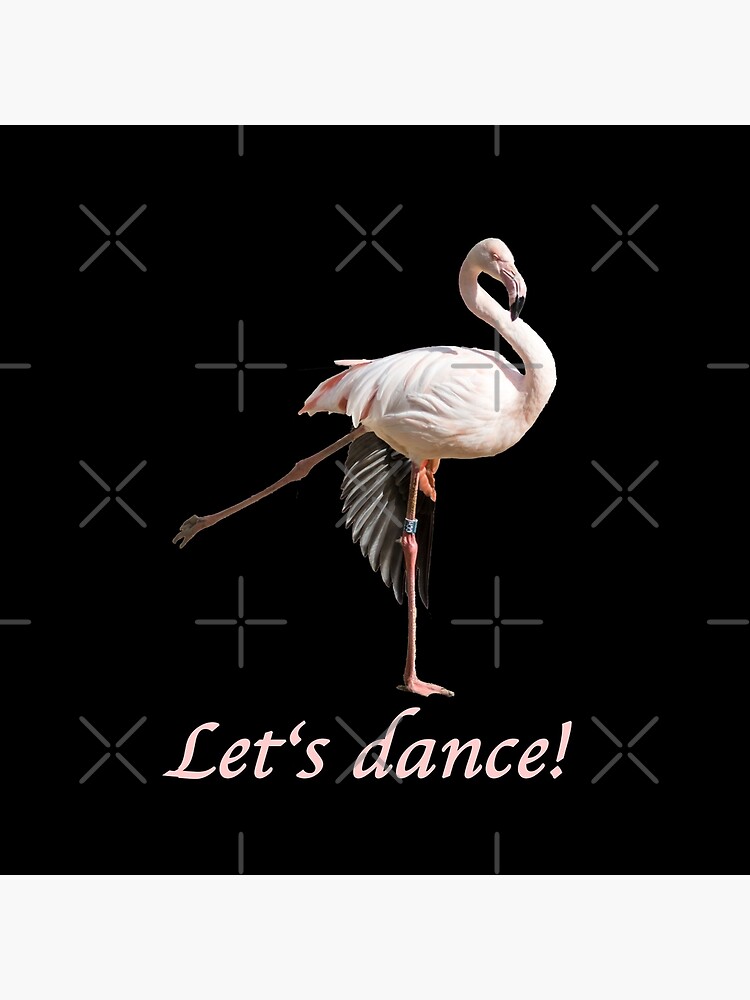 Thumbnail 2 von 2, Stofftasche, Flamingo Let's dance designt und verkauft von Igelchen.