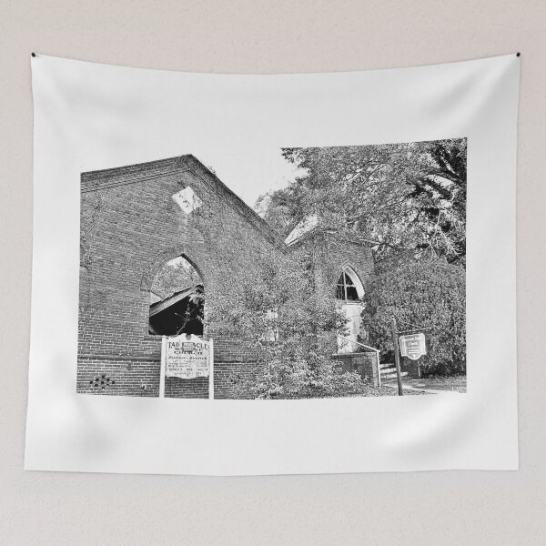 Item preview, Tabernacle Baptist Church Blackville Sc Black And White designed and sold by LisaWootenPhoto.