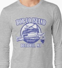 Boblo Island, Detroit MI (vintage distressed look) Long Sleeve T-Shirt