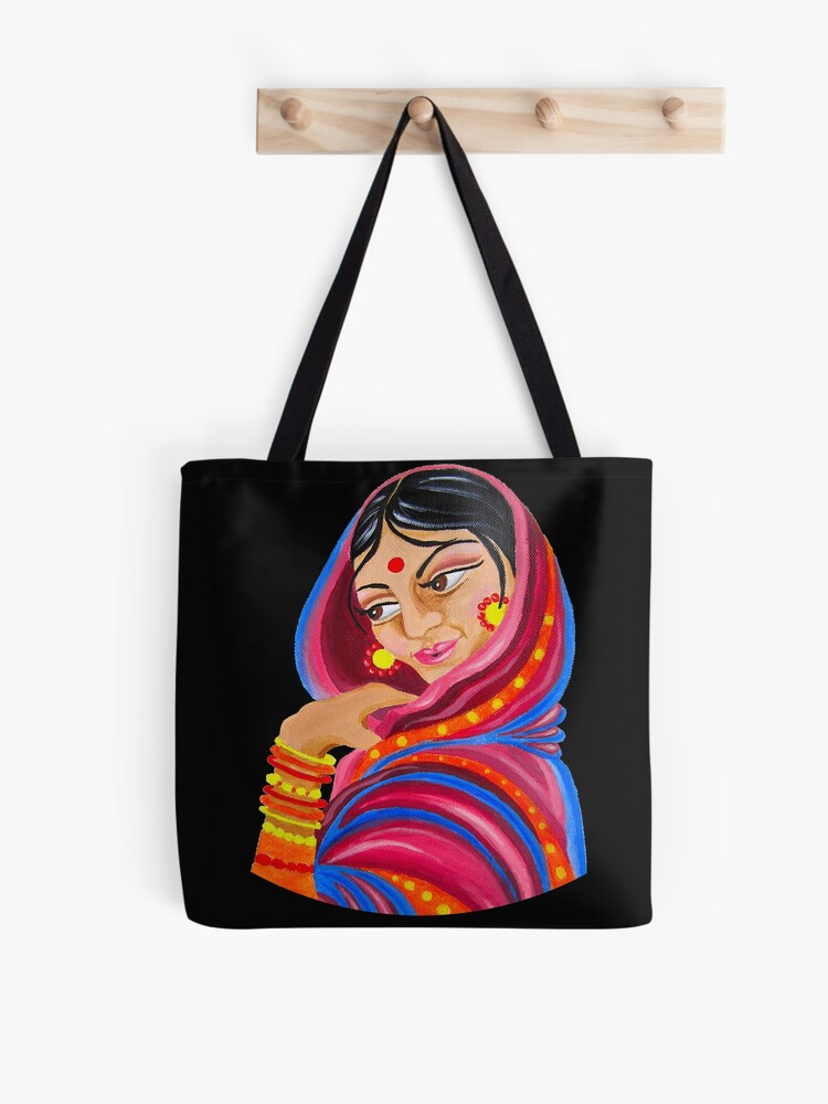 Acrylic paint best sale on tote bag