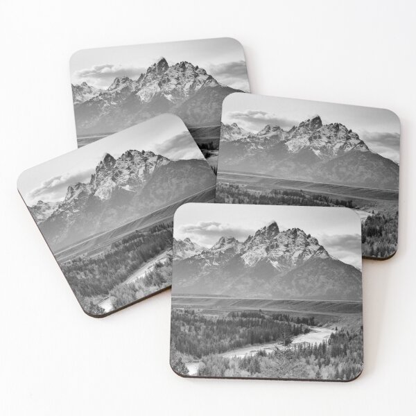 Item preview, GRAN TETÓN BLACK & WHITE JACKSON HOLE WYOMING NATIONAL PARK designed and sold by LandscapeArtCP.