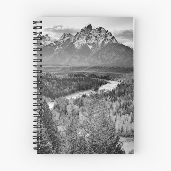 Item preview, GRAND TETON BLACK & WHITE JACKSON HOLE WYOMING NATIONAL PARK designed and sold by LandscapeArtCP.