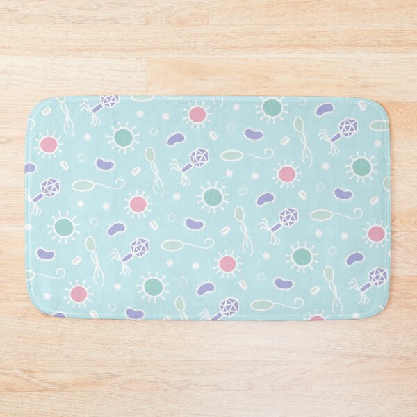 Item preview, Microbes Blue designed and sold by artworkbymegan.
