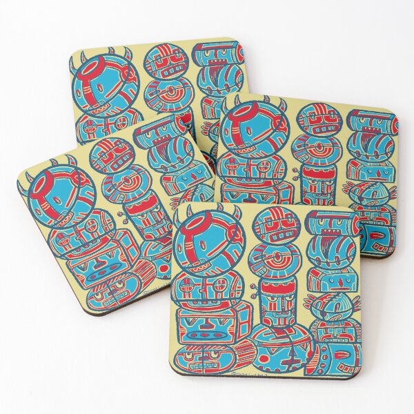 Item preview,  Robot buddies havin fun designed and sold by Gammaraybots.