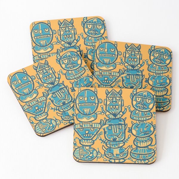 Item preview,  Robot buddies havin fun designed and sold by Gammaraybots.