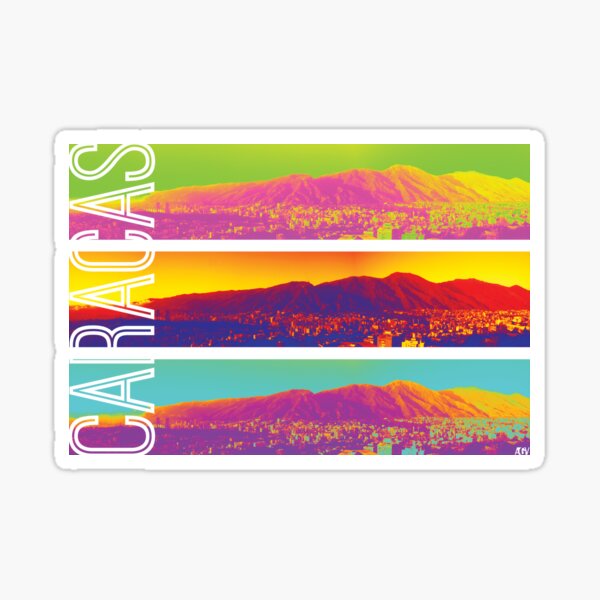 Colorful Caracas Sticker