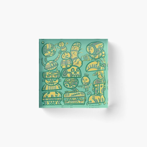 Item preview,  Robot buddies havin fun designed and sold by Gammaraybots.