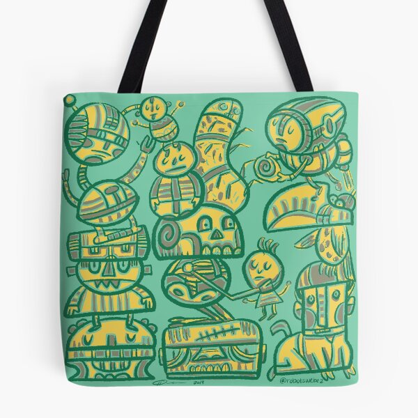 Item preview,  Robot buddies havin fun designed and sold by Gammaraybots.