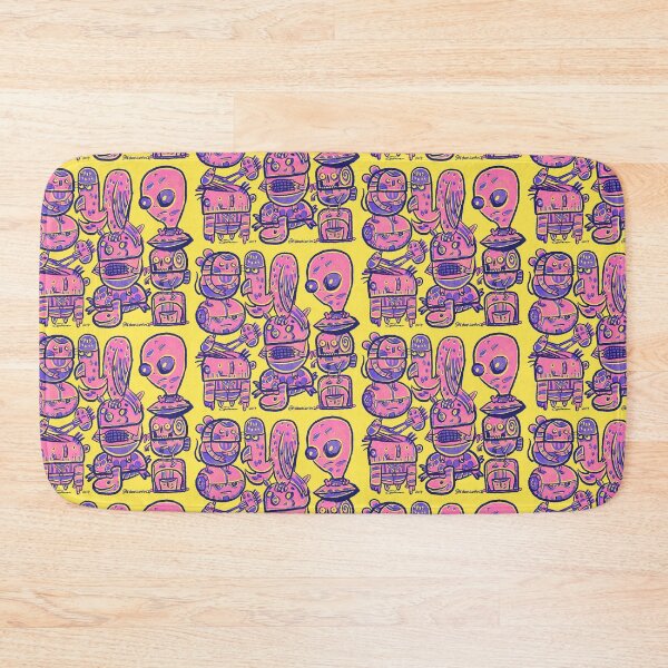 Item preview, Robot buddies havin fun designed and sold by Gammaraybots.