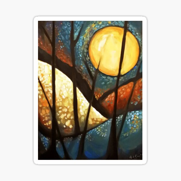 Item preview, Autumn Moon 2 designed and sold by Elliott Art Studio.