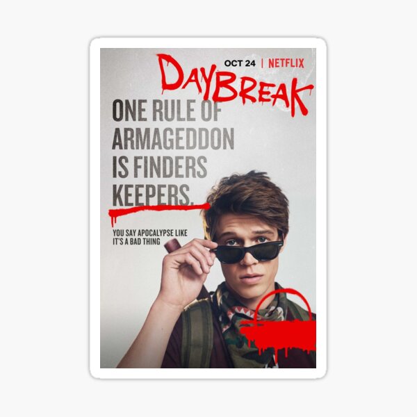 Daybreak Sticker Josh - Netflix Sticker