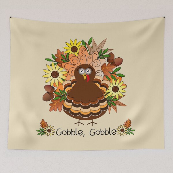 Item preview, Gobble Gobble Thanksgiving Turkey designed and sold by umeimages.