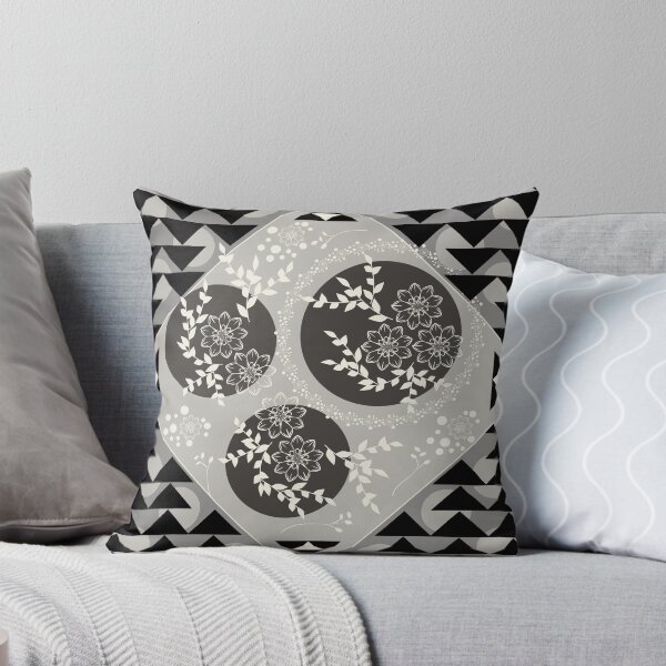 Item preview, Monochrome Geometric Flora designed and sold by famenxt.
