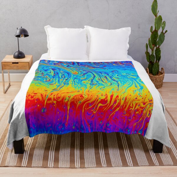 Item preview, Colorful Rainbow Bubble Oil Swirl Abstract Psychedelic designed and sold by Evan Sharboneau.