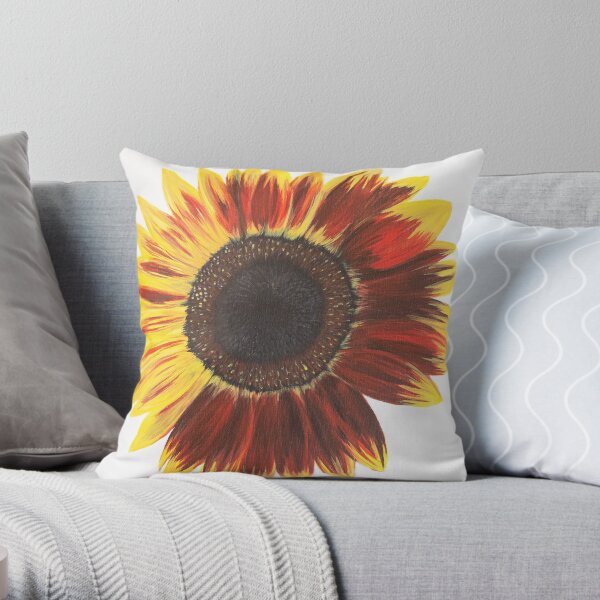 Sunflower Power #1 Throw Pillow