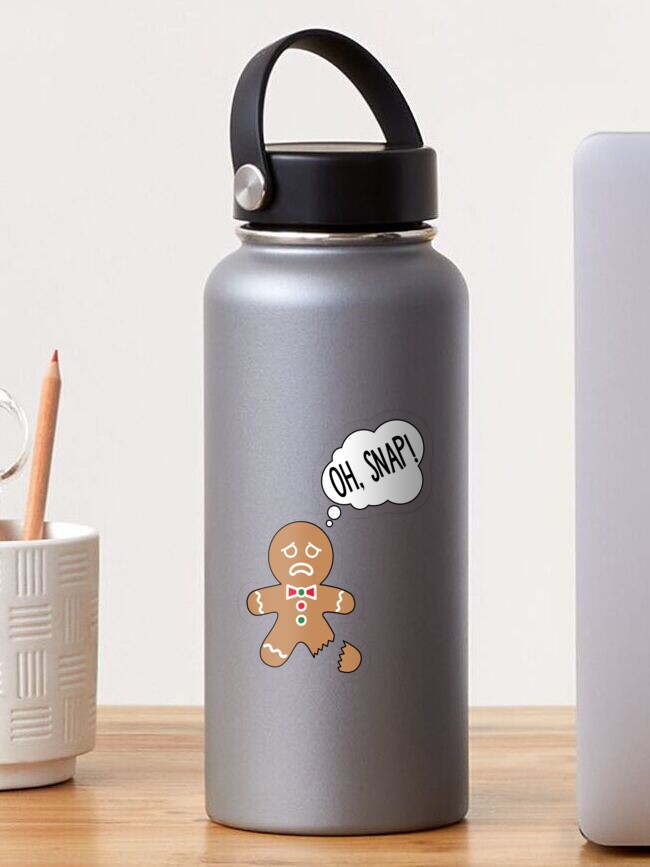 Oh Snap! Gingerbread Man Beer Bottle Coolie With Opener – Coolie