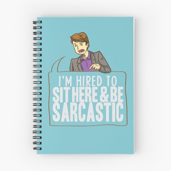 Item preview, hired to sit here & be sarcastic designed and sold by dongpeiyen1000.