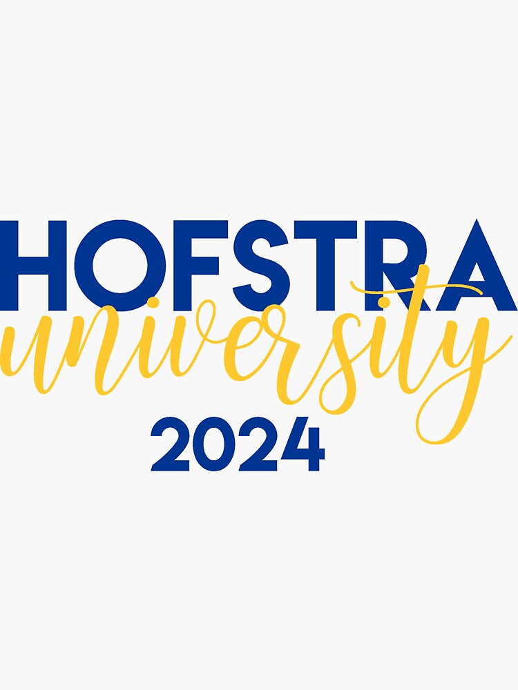 "Hofstra University Class of 2024" Sticker for Sale by lohtus Redbubble