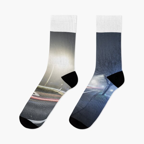 Item preview, Foggy Night with Street Lights designed and sold by Evan Sharboneau.