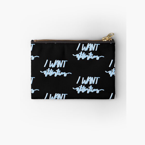 Item preview, i want attention – blue designed and sold by dalvago.