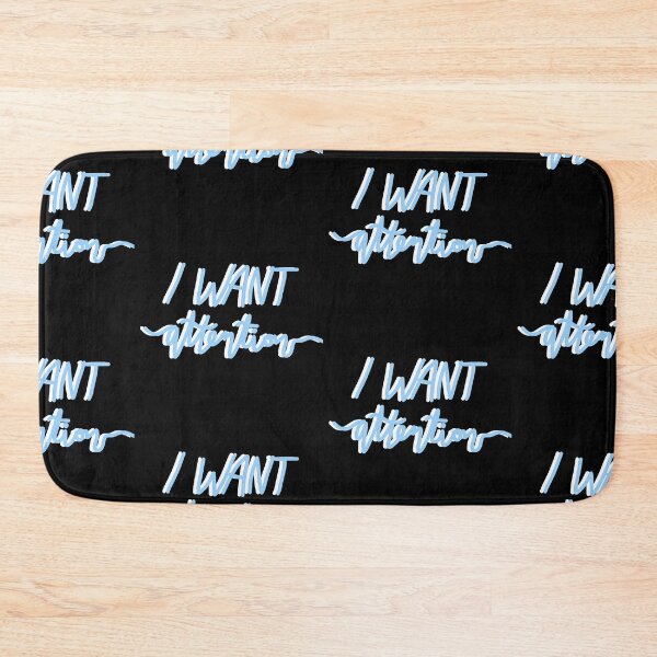 Item preview, i want attention – blue designed and sold by dalvago.