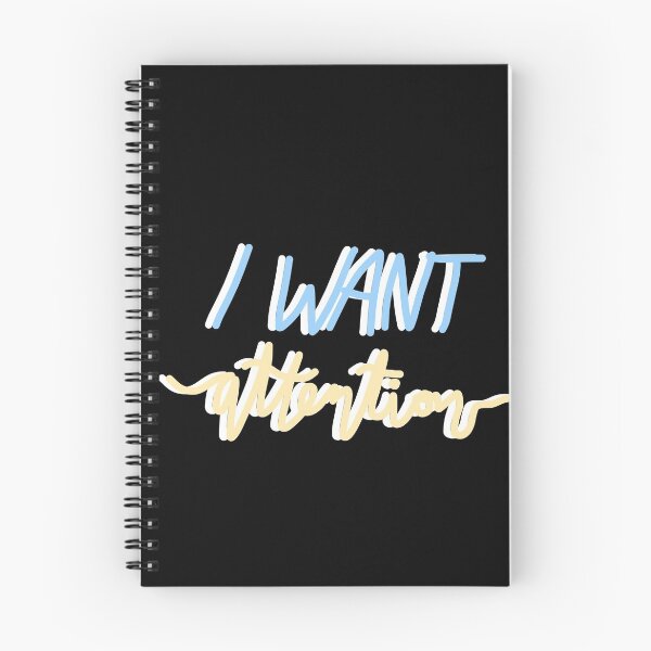 Item preview, i want attention – blue/yellow designed and sold by dalvago.