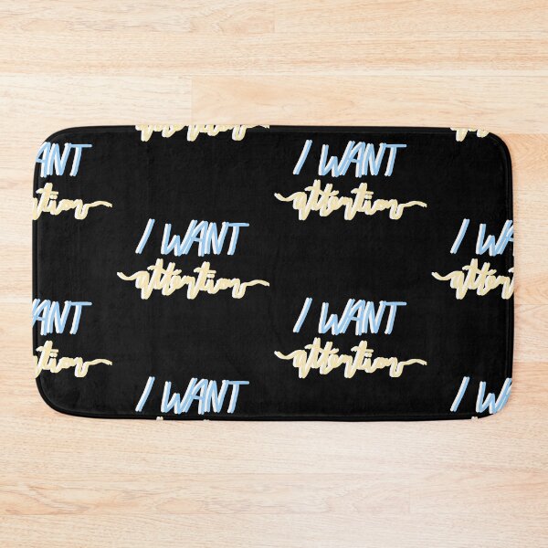 Item preview, i want attention – blue/yellow designed and sold by dalvago.