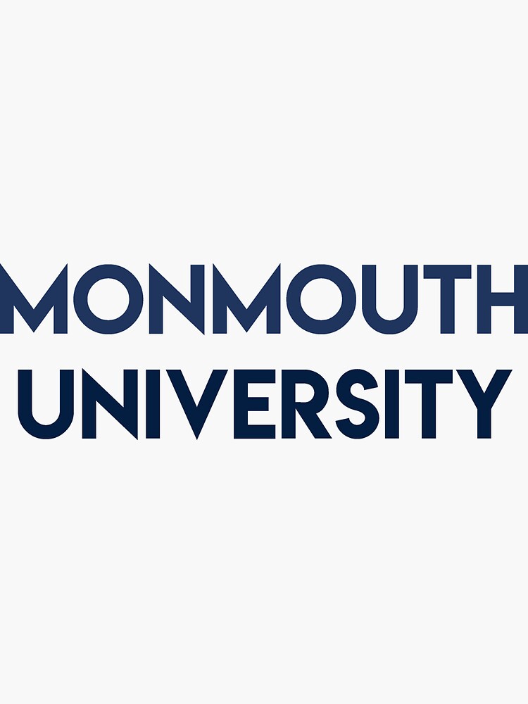 "Monmouth University " Sticker for Sale by lohtus Redbubble