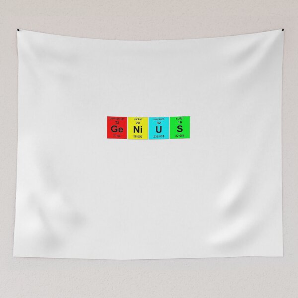 Aperçu de l'œuvre Génie Drôle Tableau périodique Geek Nerd Cool Chemistry Science T-shirt créée et vendue par Dan4220.