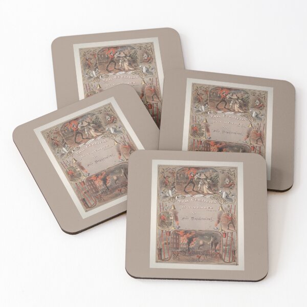 Item preview, Vintage Fireman’s Certificate - 1877 designed and sold by warishellstore.